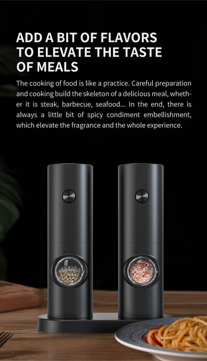 PureSpice Electric Mill- Pepper & Salt Grinder